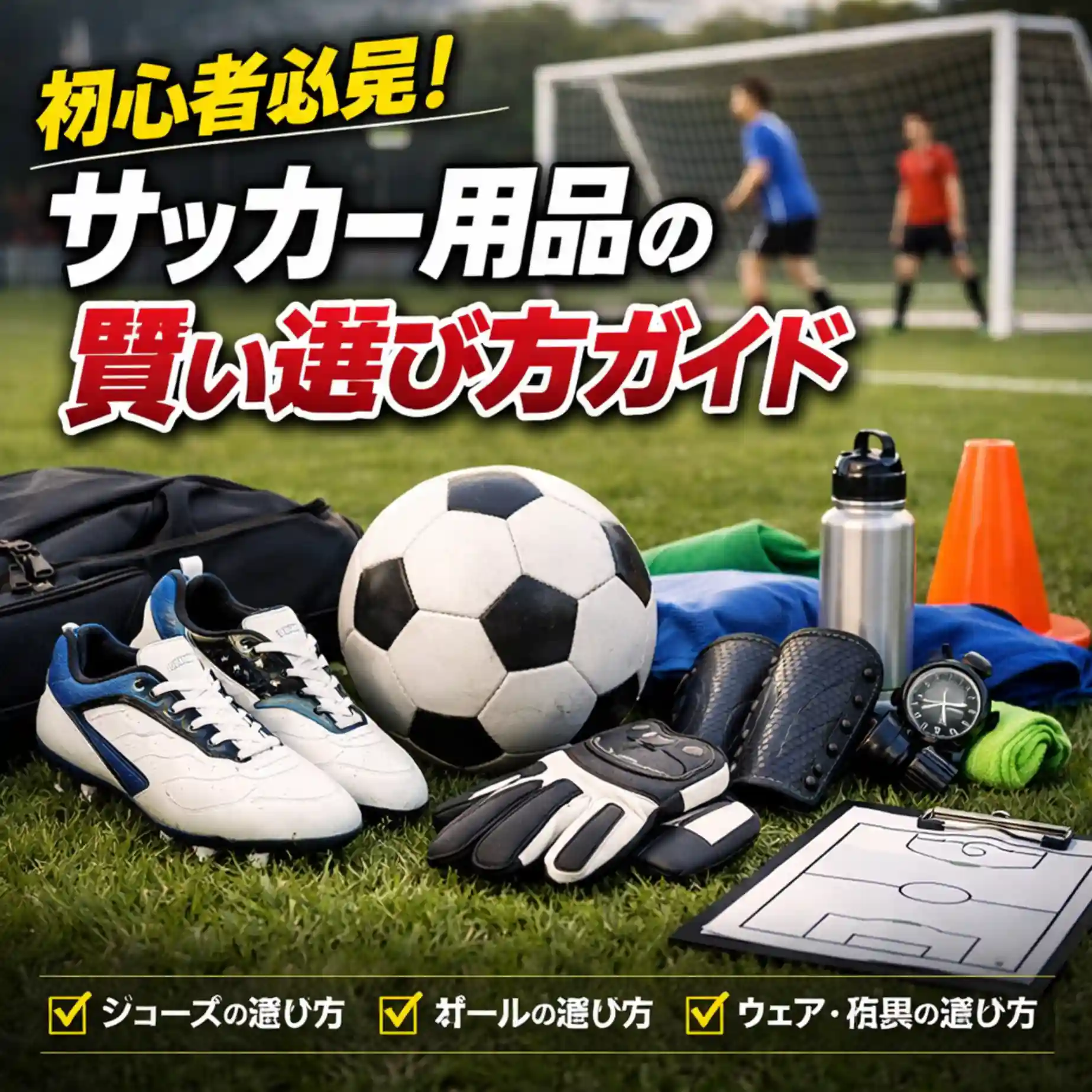 初心者必見!サッカー用品の賢い選び方ガイド