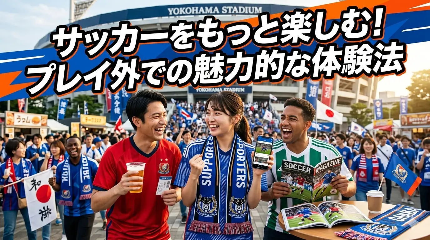 サッカーをもっと楽しむ!プレイ外での魅力的な体験法