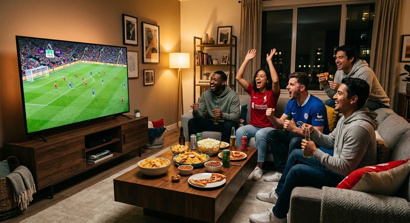 サッカーテレビ観戦をもっと楽しむ方法|自宅で盛り上がる観戦ガイド