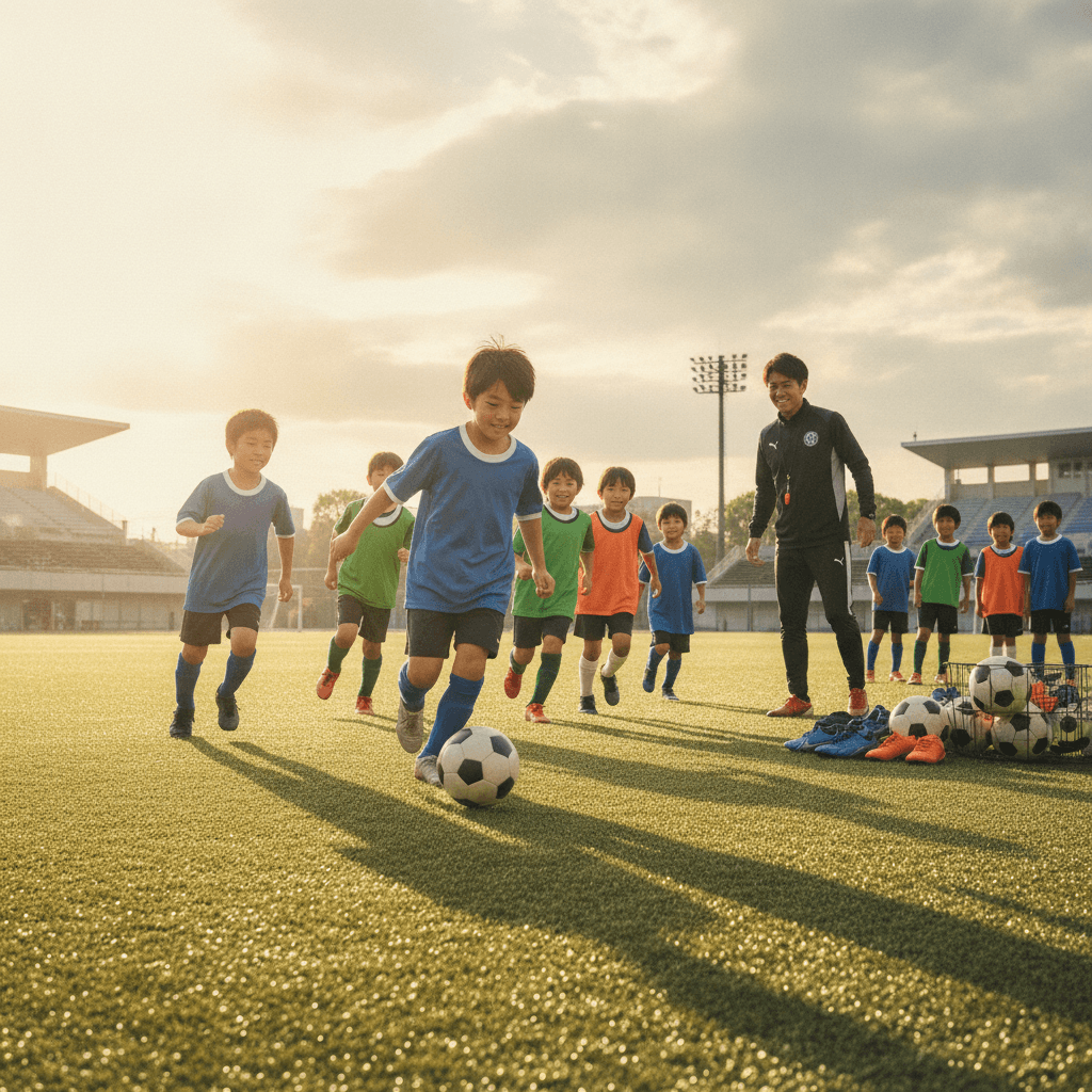 小学生サッカー成功の鍵:成長期の指導と用具選び完全ガイド