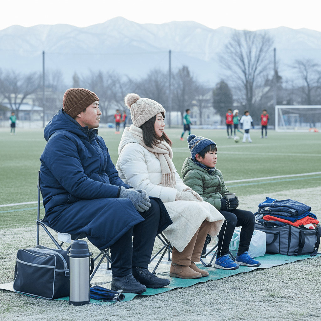 少年サッカー観戦の冬を快適に!おすすめ防寒着と持ち物完全ガイド